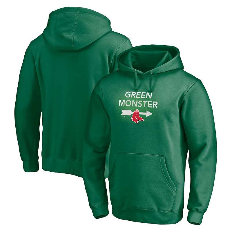 Men's Green Boston Red Sox Monster Seats Pullover Hoodie