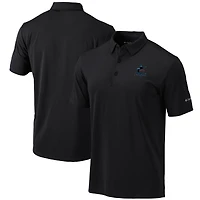 Men's Columbia Black Miami Marlins Omni-Wick Drive Polo