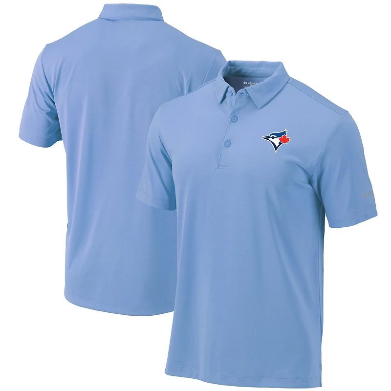 Men's Columbia Light Blue Toronto Blue Jays Omni-Wick Drive Polo
