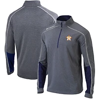 Men's Columbia Navy Houston Astros Omni-Wick Shotgun 2.0 Quarter-Zip Pullover Top