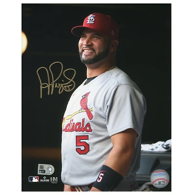 Albert Pujols St. Louis Cardinals Autographed 8" x 10" Smiling Photograph