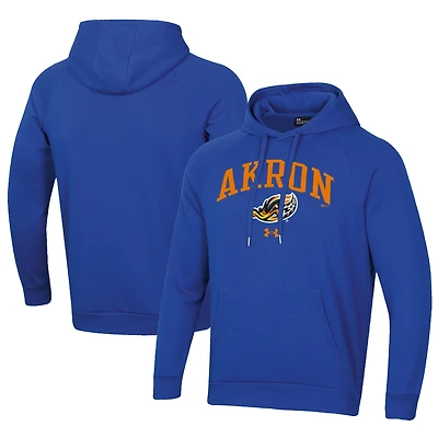 Men's Under Armour Royal Akron RubberDucks All Day Fleece Pullover Hoodie