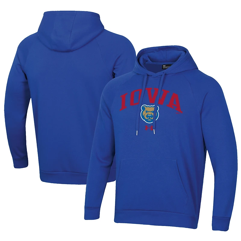Men's Under Armour Royal Iowa Cubs All Day Fleece Pullover Hoodie