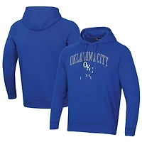 Men's Under Armour Royal Oklahoma City Dodgers All Day Fleece Pullover Hoodie