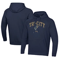 Men's Under Armour Navy Tri-City Dust Devils All Day Fleece Pullover Hoodie