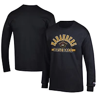 Men's Champion Black Bradenton Marauders Jersey Long Sleeve T-Shirt