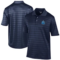Men's Champion Navy Lake County Captains Textured Solid Polo