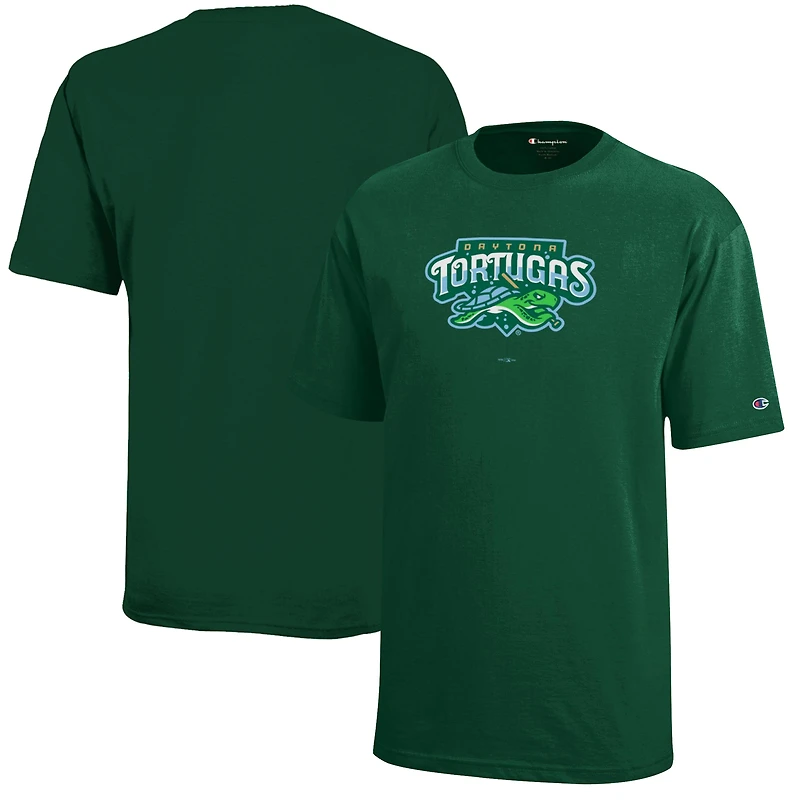 Youth Champion Green Daytona Tortugas Jersey T-Shirt