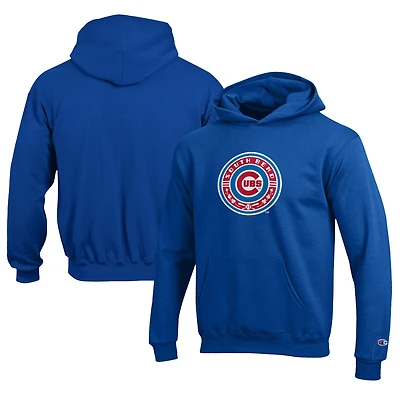 Youth Champion Royal South Bend Cubs Eco Powerblend Pullover Hoodie