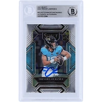 Trevor Lawrence Jacksonville Jaguars Autographed 2021 Panini Select Club Level #243 Beckett Fanatics Witnessed Authenticated Rookie Card
