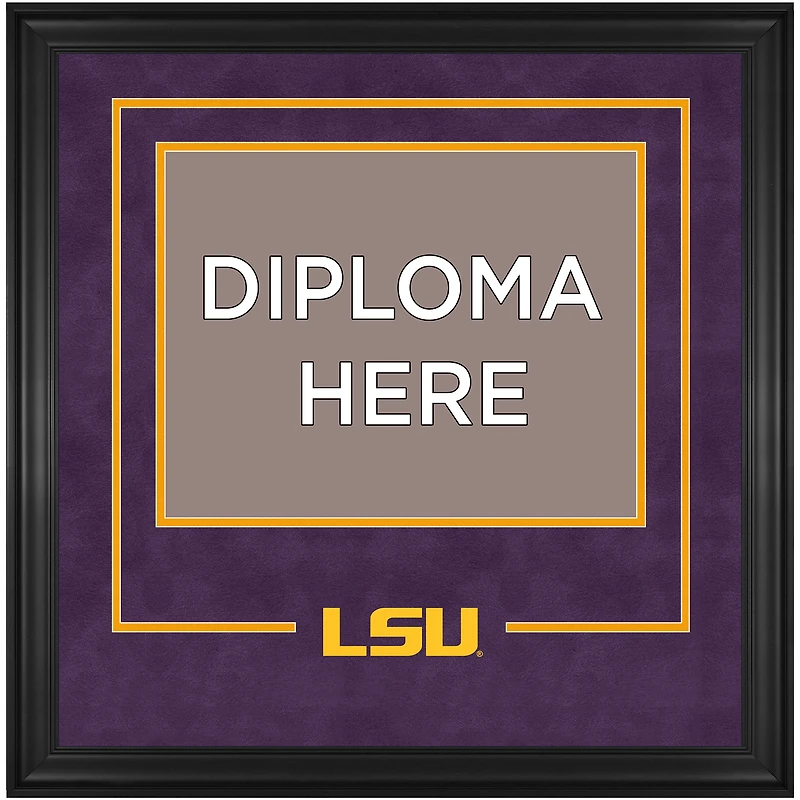 LSU Tigers Deluxe 11" x 14" Diploma Frame with Team Logo