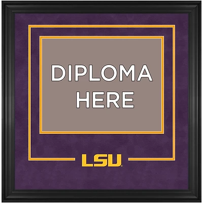 LSU Tigers Deluxe 11" x 14" Diploma Frame with Team Logo