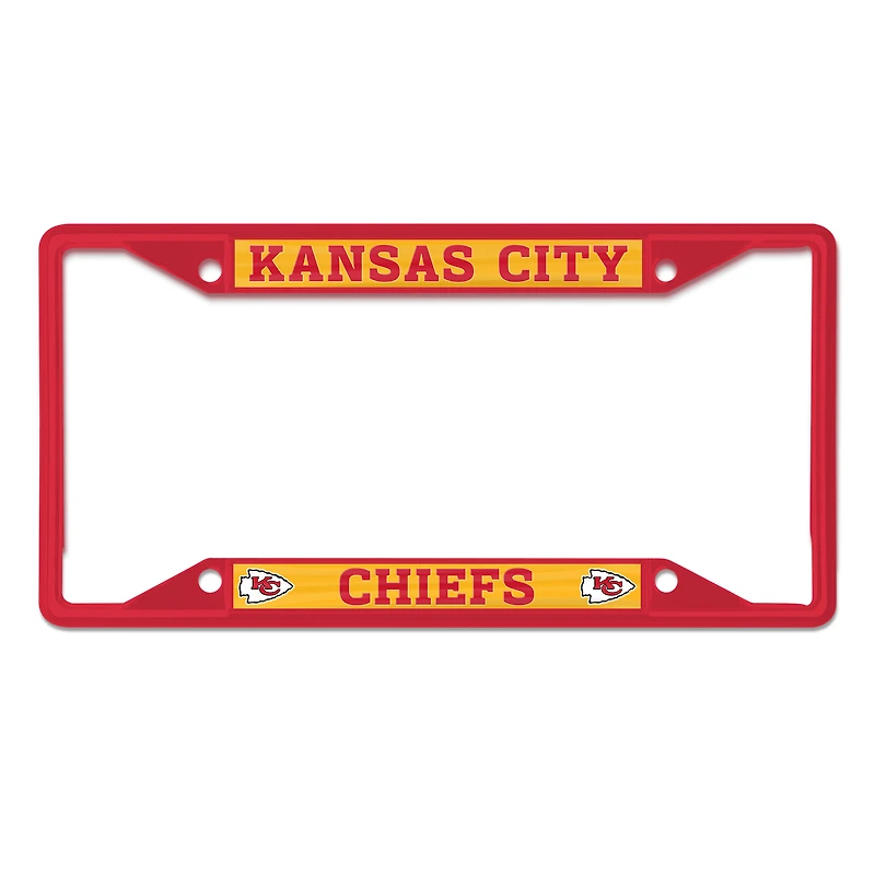 WinCraft Kansas City Chiefs Chrome Color License Plate Frame
