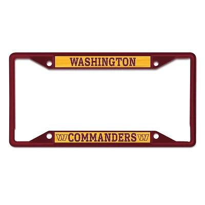 WinCraft Washington Commanders Chrome Color License Plate Frame