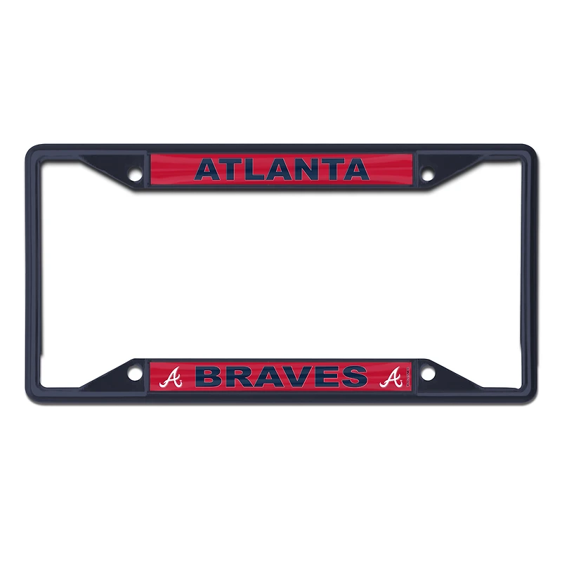 WinCraft Atlanta Braves Chrome Color License Plate Frame