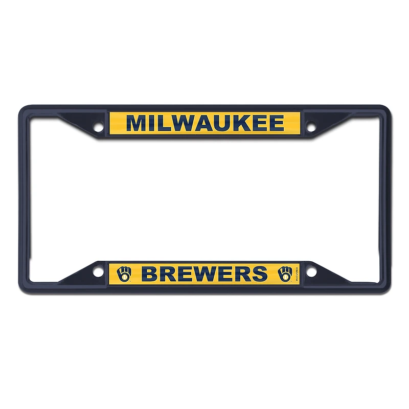 WinCraft Milwaukee Brewers Chrome Color License Plate Frame