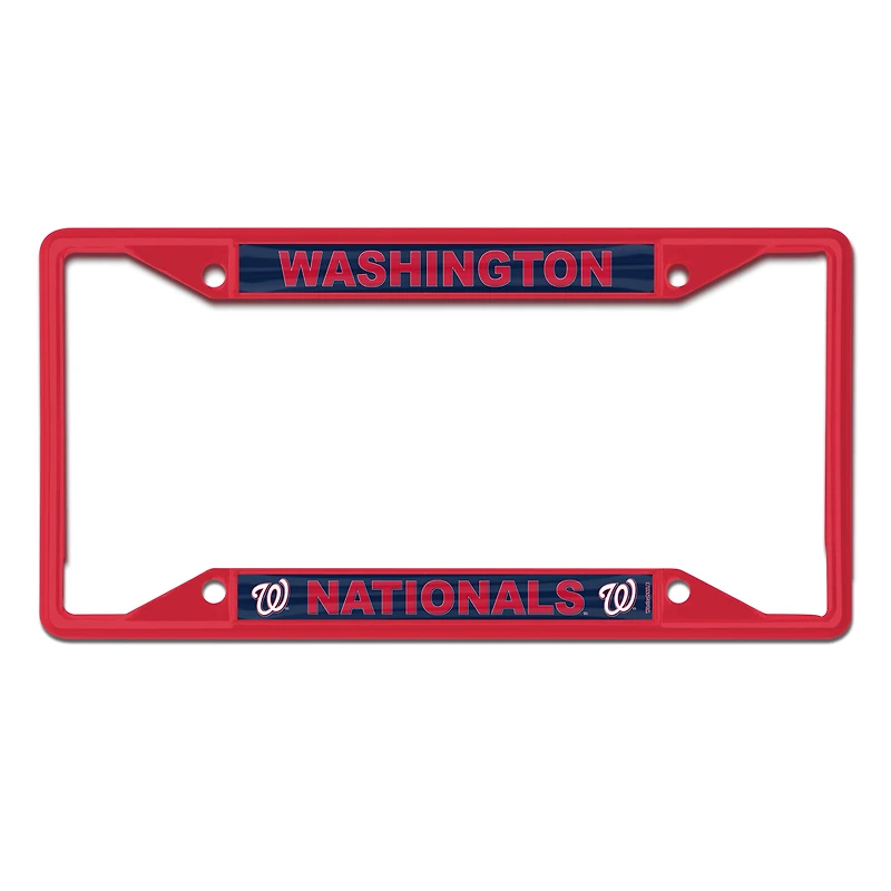 WinCraft Washington Nationals Chrome Color License Plate Frame