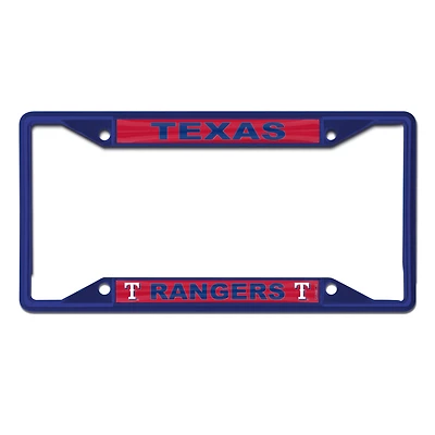WinCraft Texas Rangers Chrome Color License Plate Frame