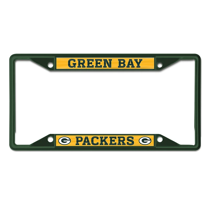 WinCraft Green Bay Packers Chrome Color License Plate Frame