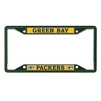 WinCraft Green Bay Packers Chrome Color License Plate Frame