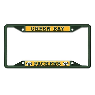WinCraft Green Bay Packers Chrome Color License Plate Frame