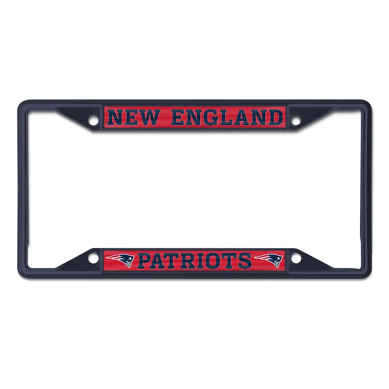 WinCraft New England Patriots Chrome Color License Plate Frame