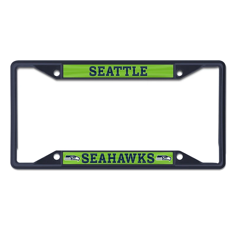 WinCraft Seattle Seahawks Chrome Color License Plate Frame