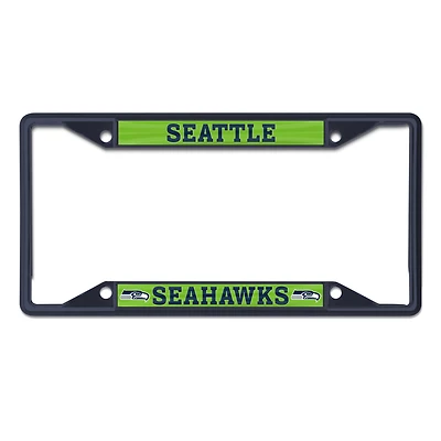 WinCraft Seattle Seahawks Chrome Color License Plate Frame