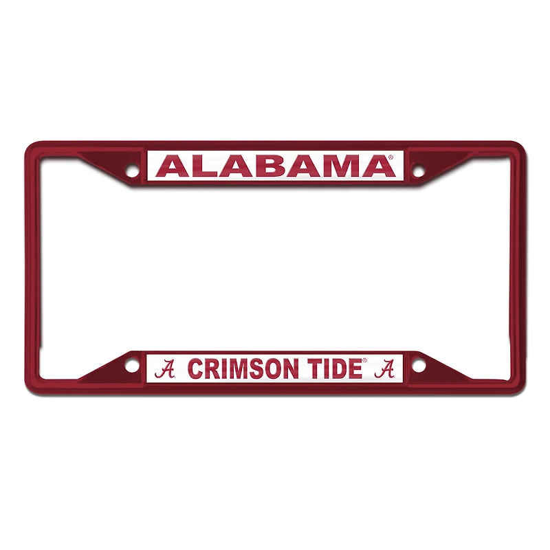 WinCraft Alabama Crimson Tide Chrome Color License Plate Frame