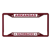 WinCraft Arkansas Razorbacks Chrome Color License Plate Frame