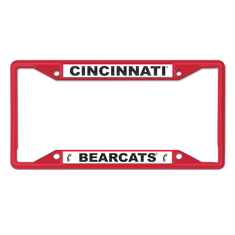 WinCraft Cincinnati Bearcats Chrome Color License Plate Frame