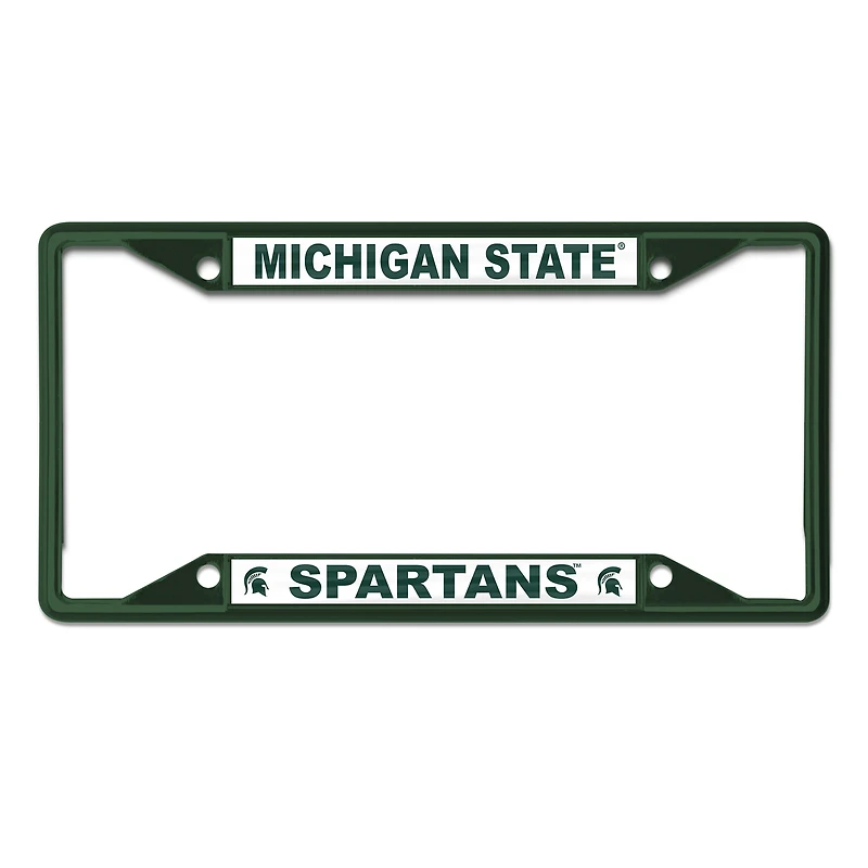 WinCraft Michigan State Spartans Chrome Color License Plate Frame