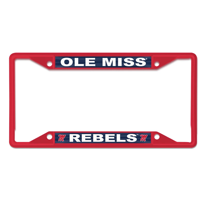 WinCraft Ole Miss Rebels Chrome Color License Plate Frame