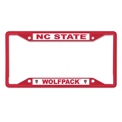 WinCraft NC State Wolfpack Chrome Color License Plate Frame