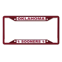 WinCraft Oklahoma Sooners Chrome Color License Plate Frame