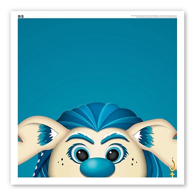 Seattle Kraken 12'' x 12'' Buoy Poster Print