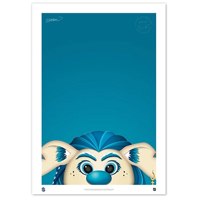 Seattle Kraken 24'' x 36'' Buoy Poster Print