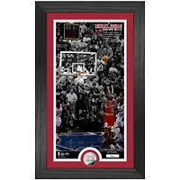 Highland Mint Michael Jordan Chicago Bulls 12'' x 20'' The Last Shot 1998 Finals Framed Silver Coin Photo Mint