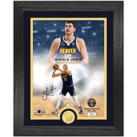 Highland Mint Nikola Jokic Denver Nuggets NBA Player 13" x 16" Bronze Coin Photo Mint