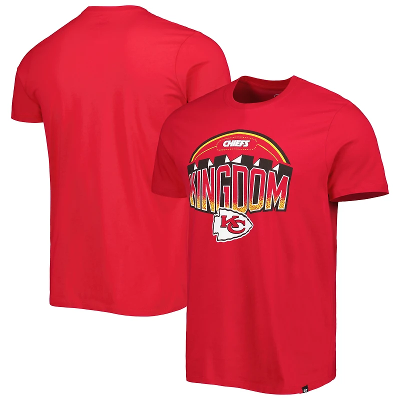Men's '47 Red Kansas City Chiefs Team Regional Super Rival T-Shirt