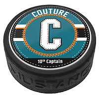 Logan Couture San Jose Sharks Captain Puck