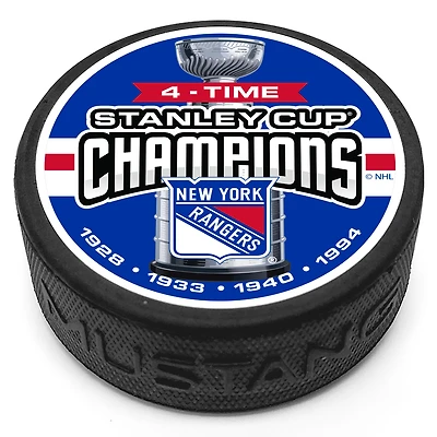 New York Rangers Four-Time Stanely Cup Champions Puck