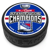 New York Rangers Four-Time Stanely Cup Champions Puck