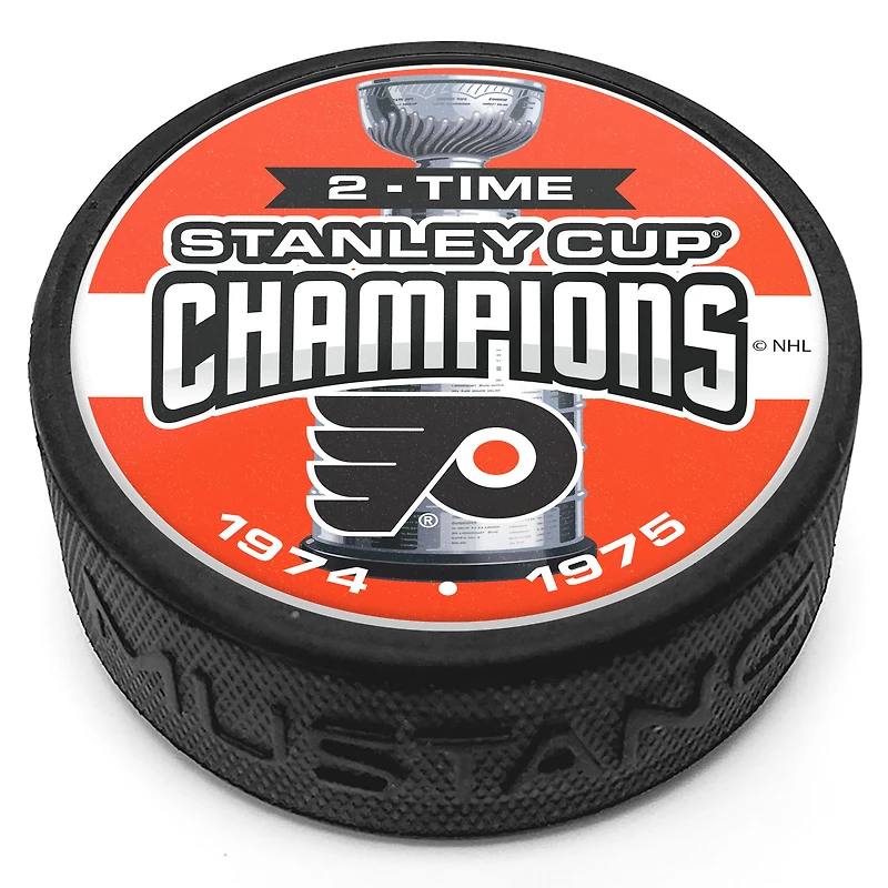 Philadelphia Flyers Two-Time Stanely Cup Champions Puck