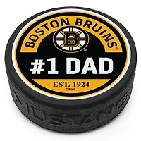 Boston Bruins #1 Dad Puck