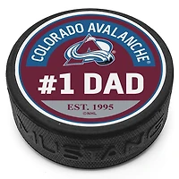 Colorado Avalanche #1 Dad Puck