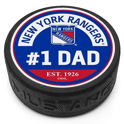 New York Rangers #1 Dad Puck