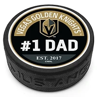 Vegas Golden Knights #1 Dad Puck