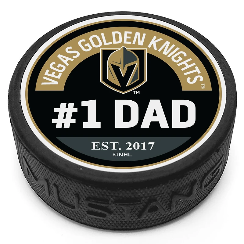 Vegas Golden Knights #1 Dad Puck