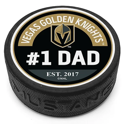 Vegas Golden Knights #1 Dad Puck